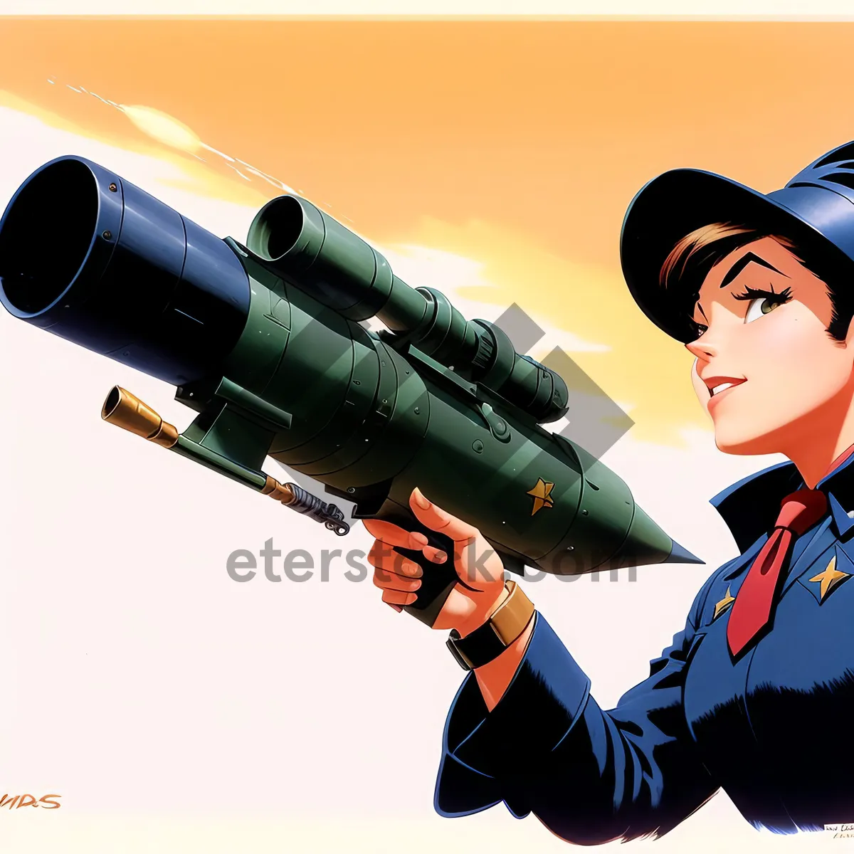 Picture of Military Rocket Launcher Weapon: Armament Bazooka