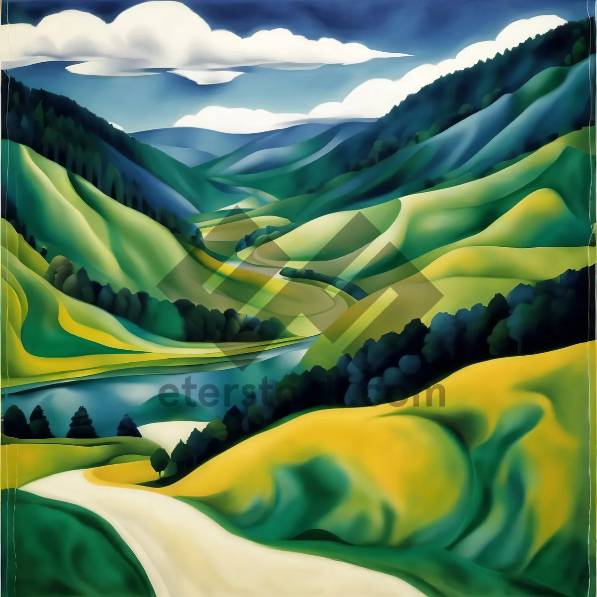 Picture of Nation's Flag: Waving Symbol of Patriotism