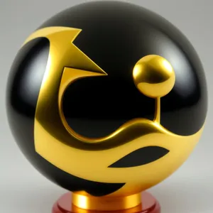 Radiant Gemstone Globe Icon