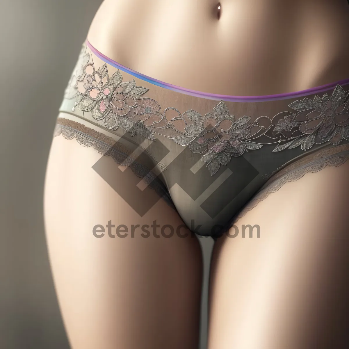 Picture of Sensual Lingerie: Slim Waist and Attractive Legs