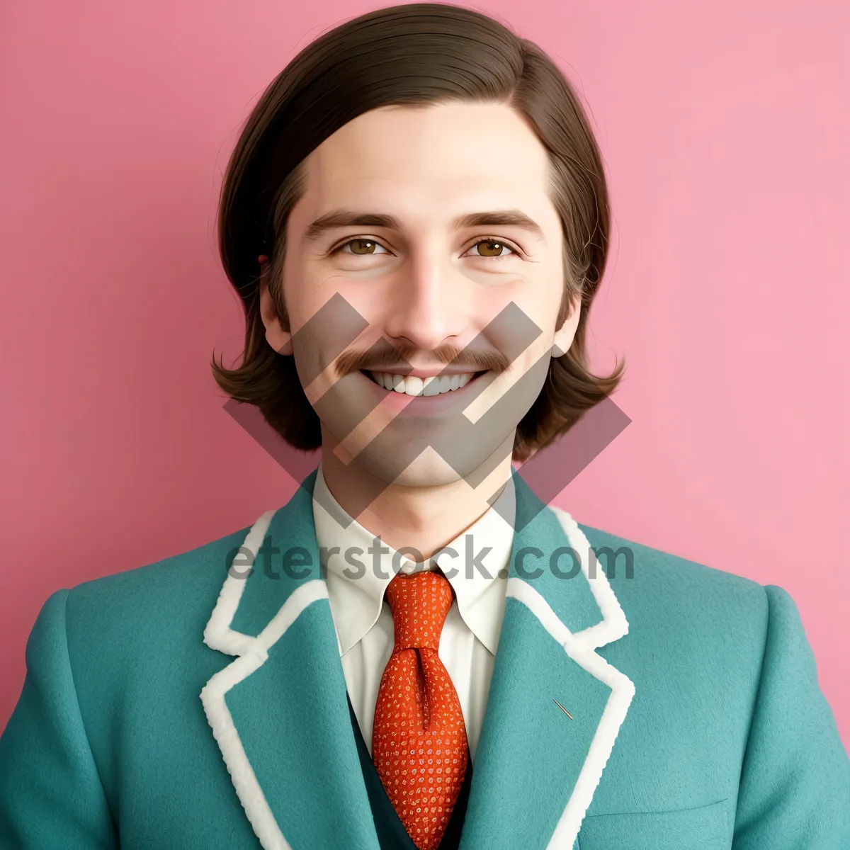 Picture of Smiling Male Doctor with Stethoscope in Hospital