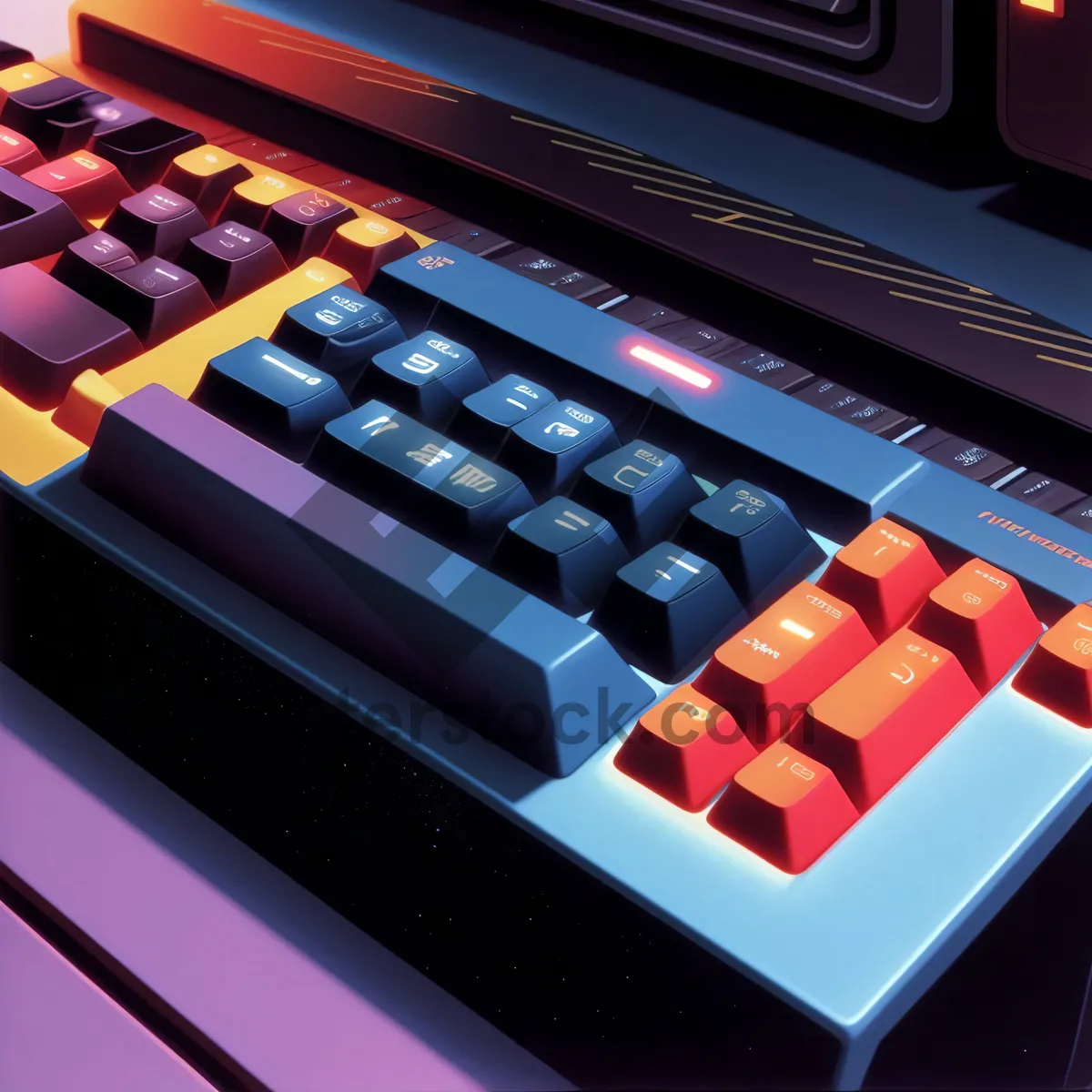 Picture of SynthTech Electric Keyboard: Enhanced Musical Efficiency