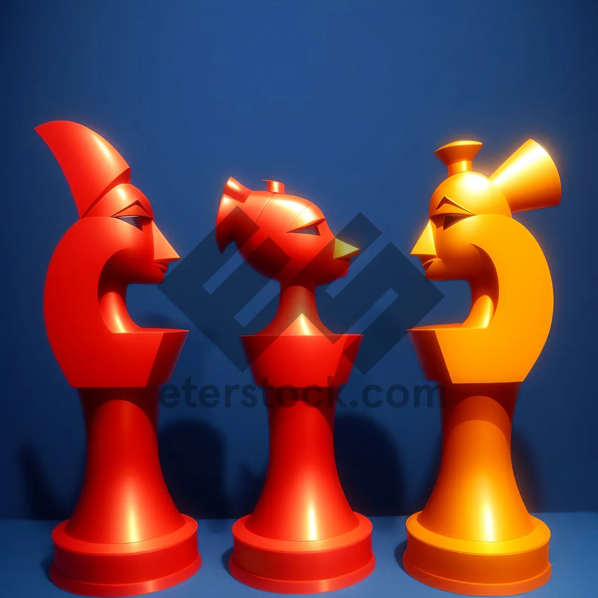 Picture of Strategic Chess Success with King and Queen