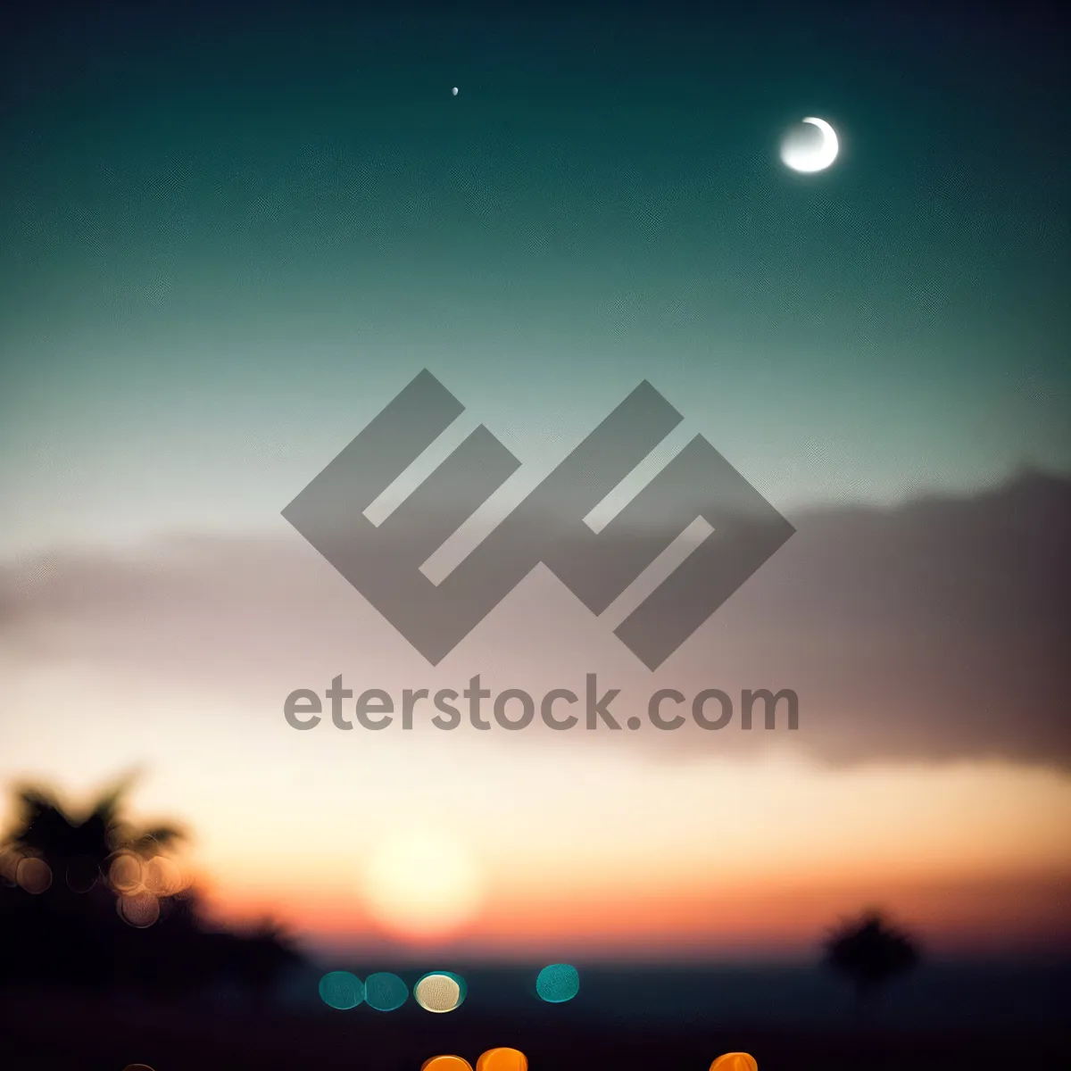 Picture of Vibrant Sunset over Rolling Countryside