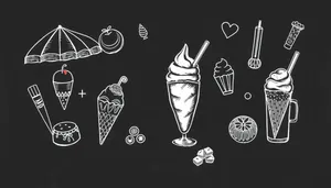 Black graphic art design silhouette icon set