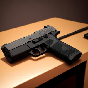 Black Handgun: Powerful and Reliable Firearm for Security and Protection