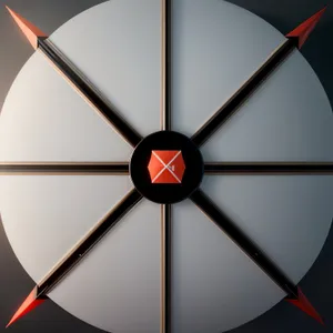 Precision Time: Arrow Hits Bullseye on Clock