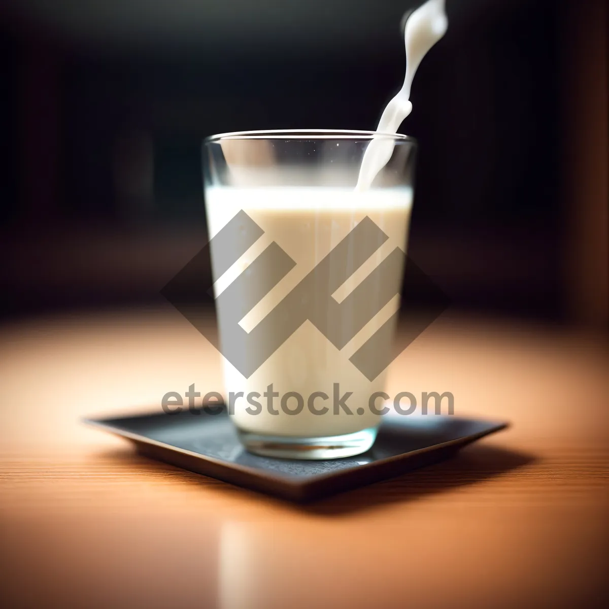 Picture of Morning Bliss: Hot Eggnog Beverage in Glass