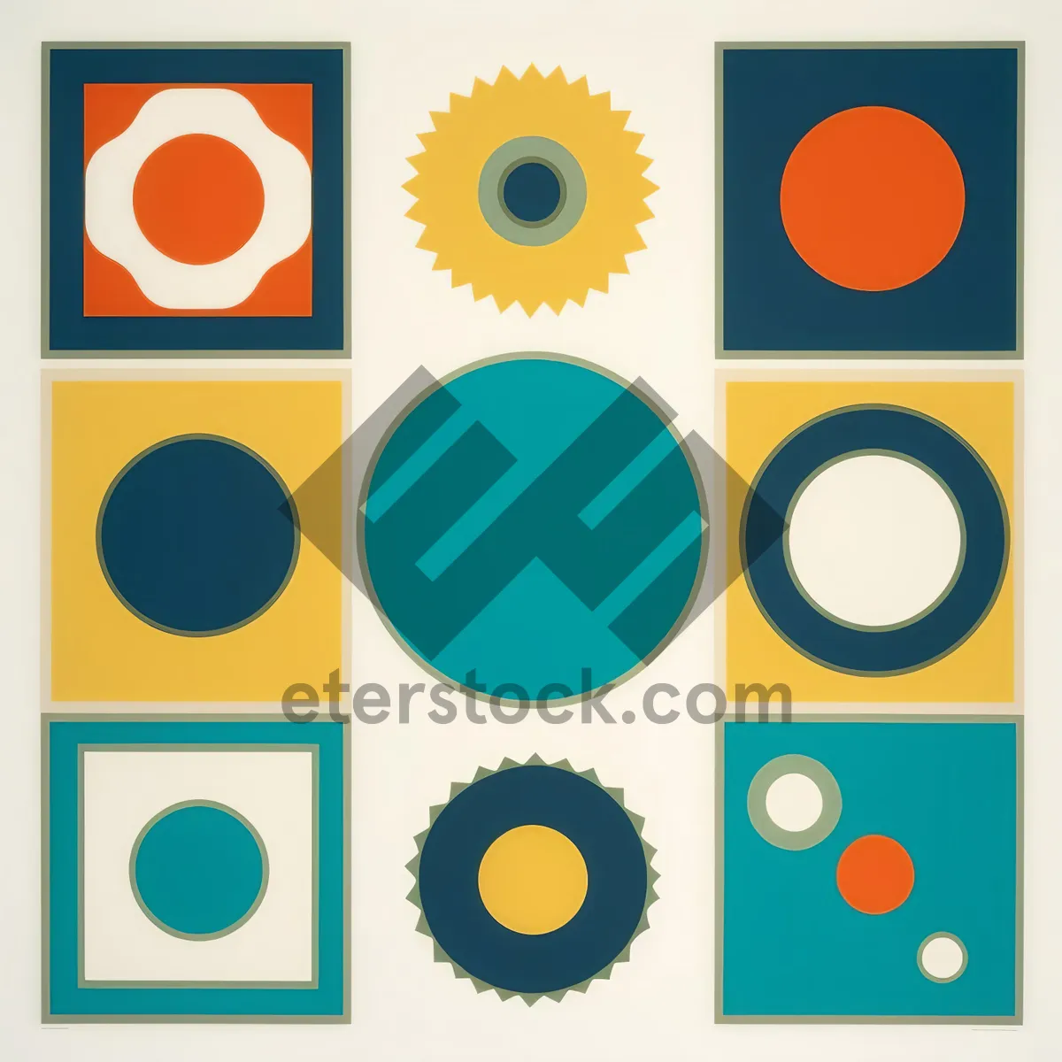 Picture of Shiny Web Buttons Set: Modern Graphic Design