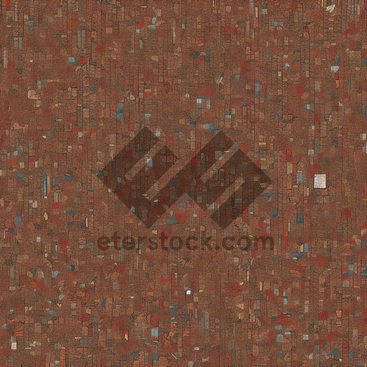 Picture of Vintage Rusty Metal Puzzle Texture