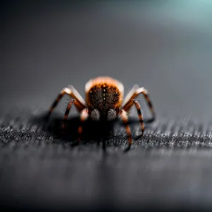 Close-Up Image of a Tick on a Beetle