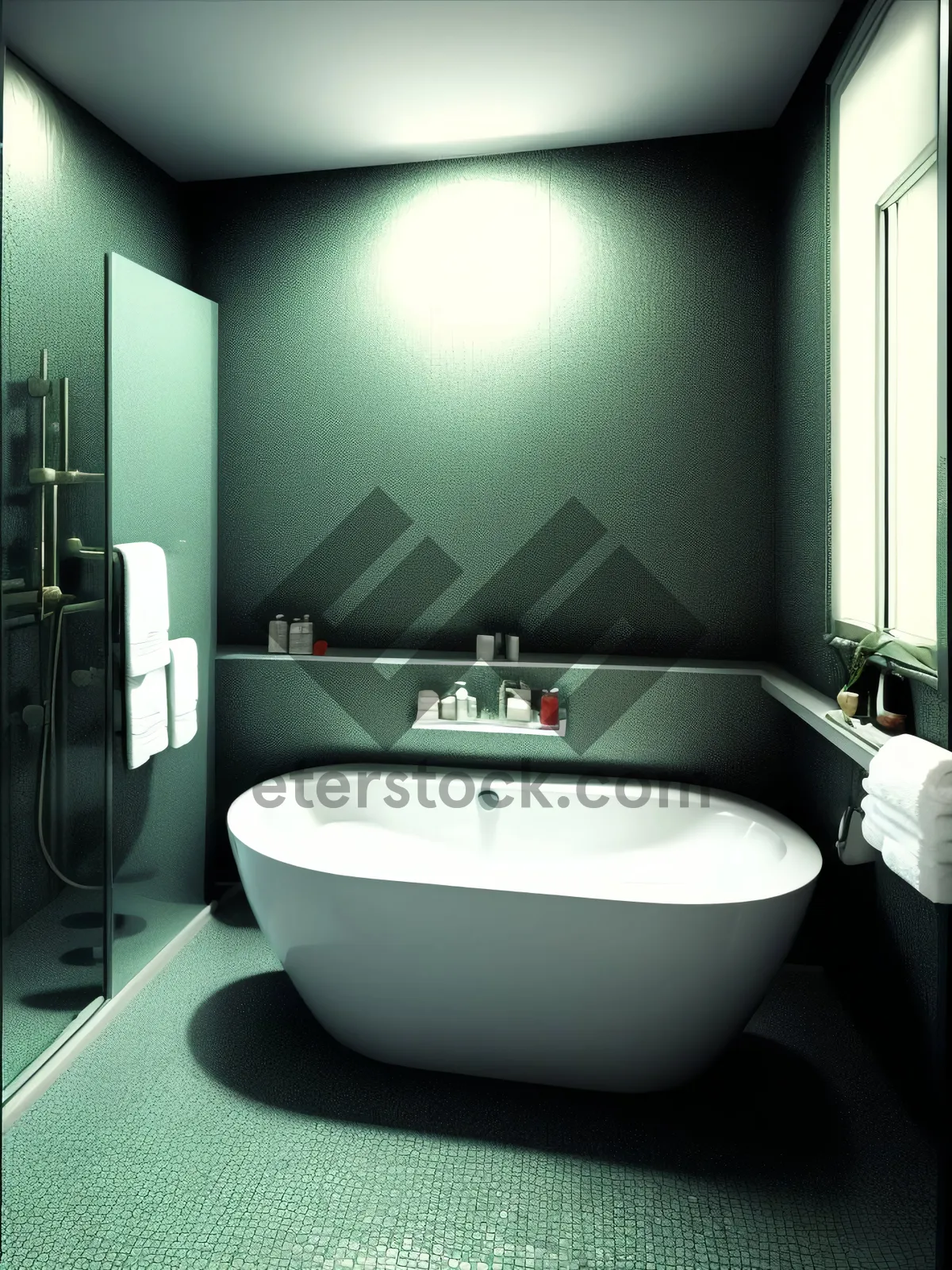 Picture of Modern Luxury Bathroom with Clean Design