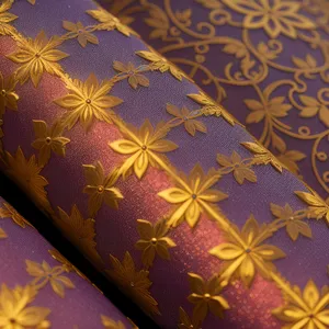 Vintage Damask Floral Decorative Art Fabric Texture