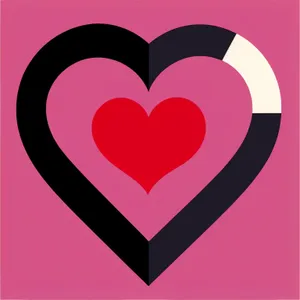 Romantic Love Symbol - Heart-shaped Gem Icon