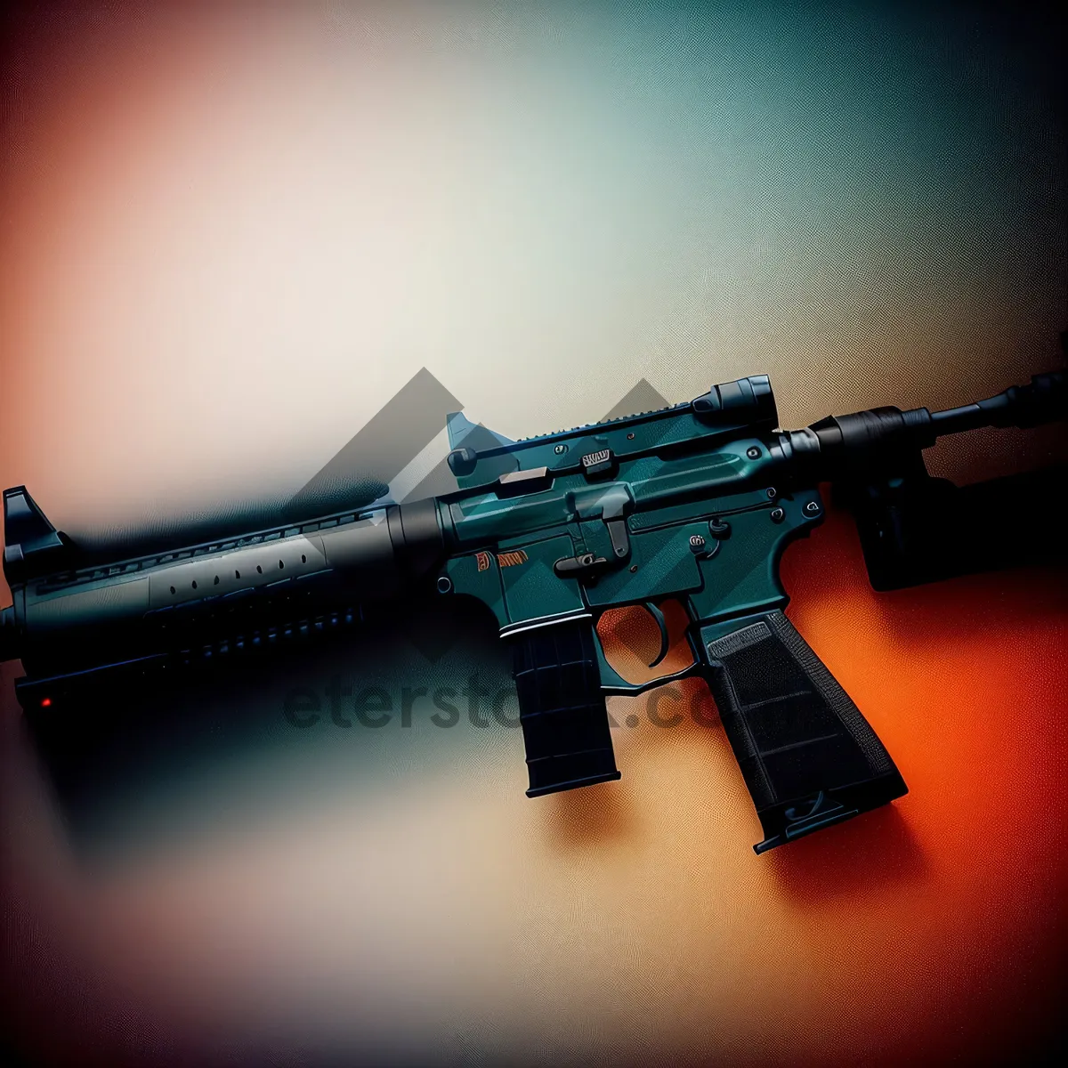 Picture of Deadly Arsenal: Powerful Automatic Assault Rifle