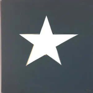 Stellar Symbol Jet Design: Flag-themed Graphic Sign