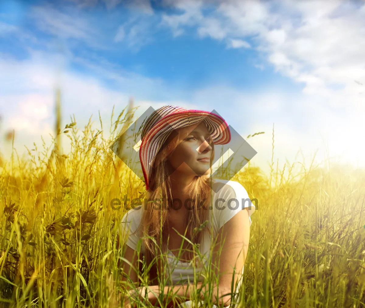 Picture of Happy family enjoying a sunny day in the park.