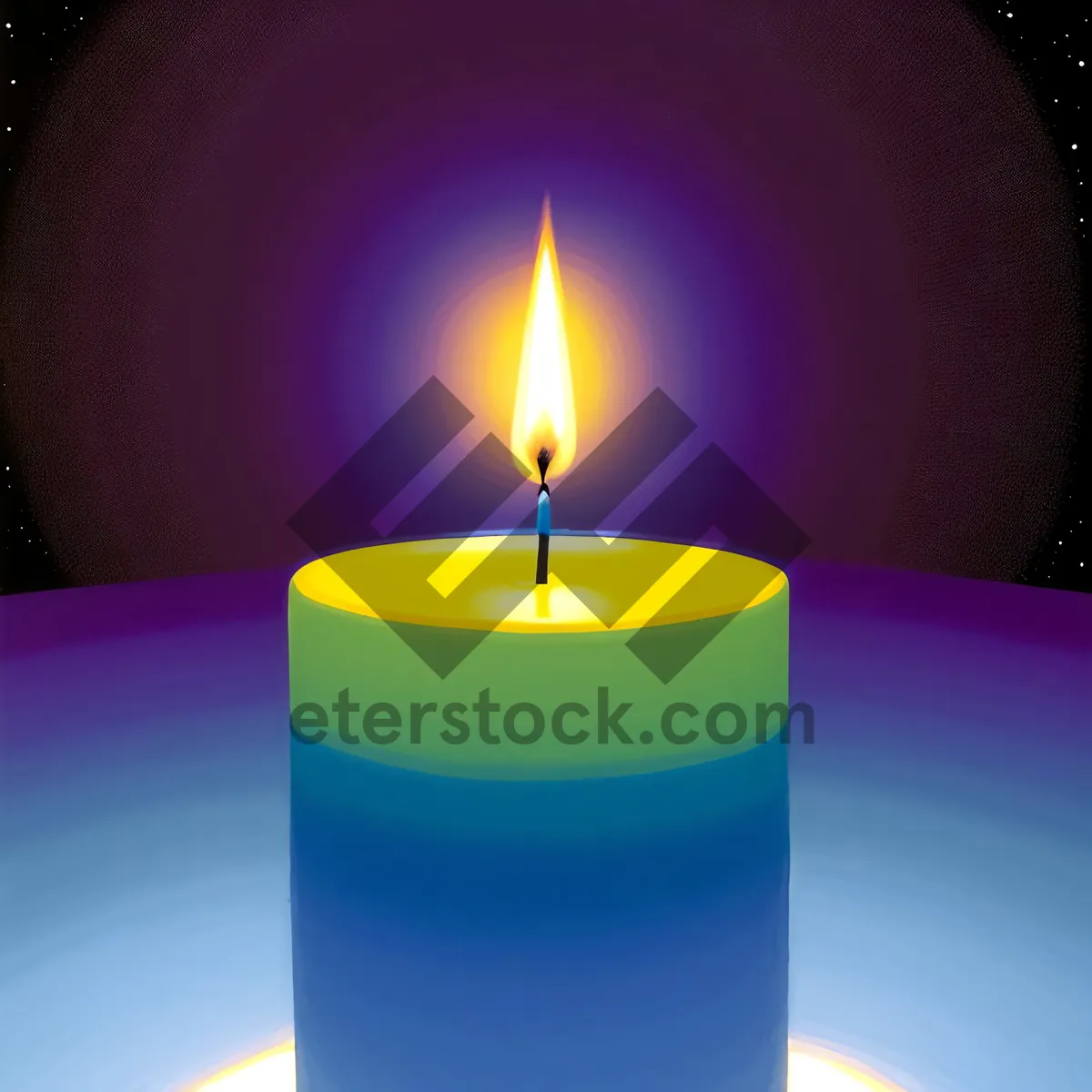 Picture of Sparkling Candlelight Illuminating Celebration