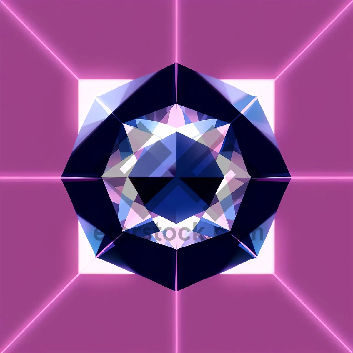 Picture of Shining Gem: Solid Glass Design Icon