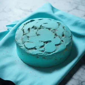 Chilled Delight: A Close-Up of Ice-Cold Bowl of Food