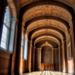 Timeless Majesty: The Iconic Cathedral's Arched Roof