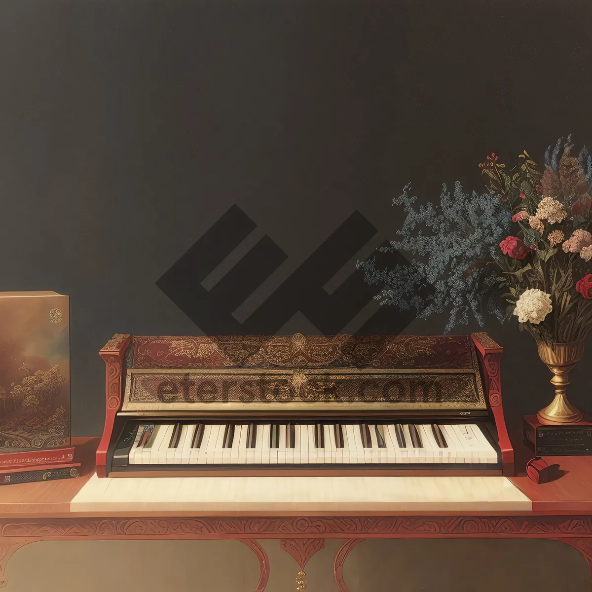 Picture of Melodic Keys: Musical Instrument Keyboard Playing