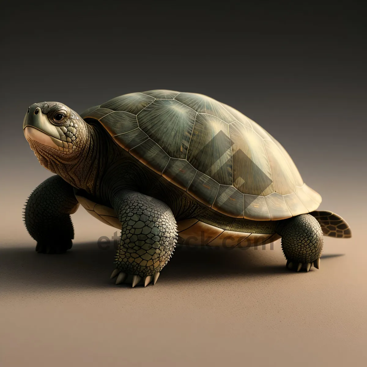 Picture of Mud Turtle: A Cute, Slow-Moving Reptile in Its Protective Shell
