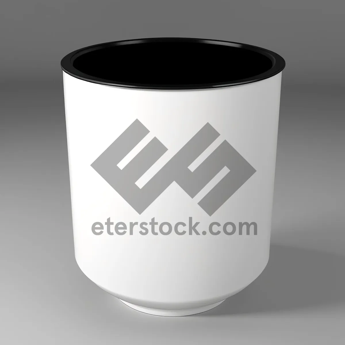 Picture of Hot Coffee Cup on Saucer - Morning Beverage