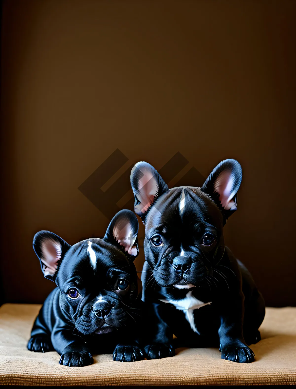 Picture of Adorable Black Canine Piggy Bank Container