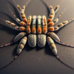 Close-up of a Wolf Spider - Garden Arachnid