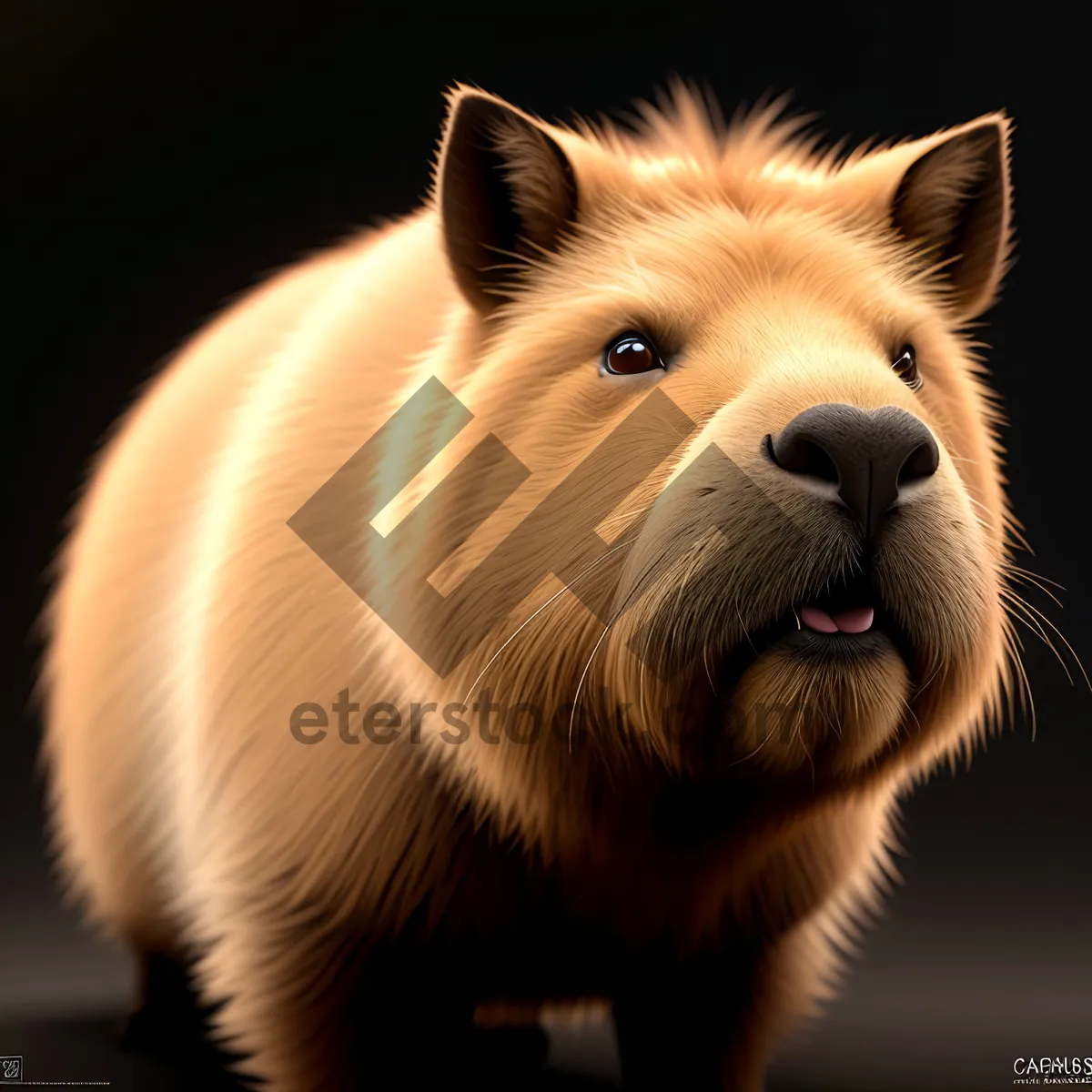 Picture of Furry Friends: Adorable Terrier with Fluffy Hair