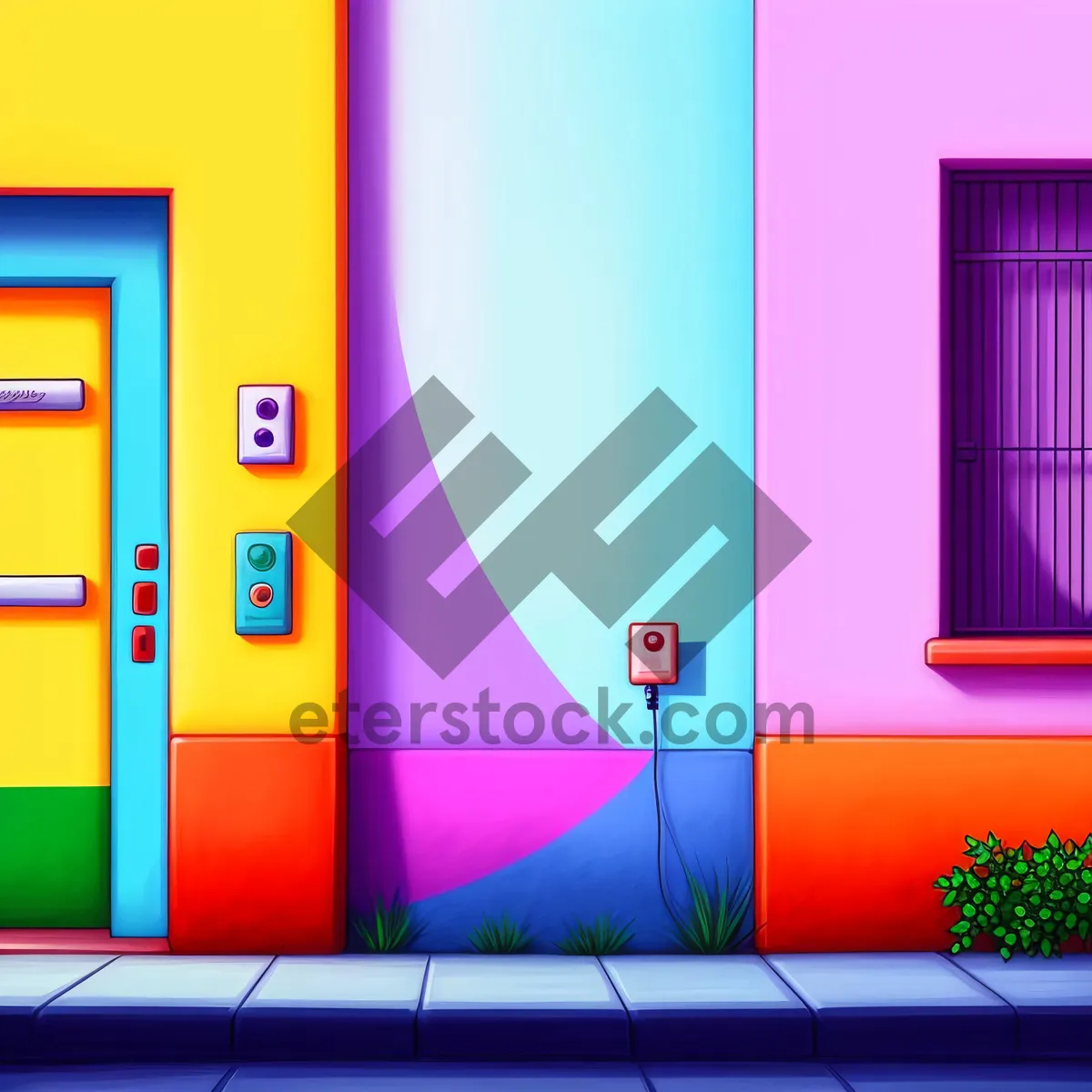 Picture of Vibrant Rainbow Letterhead Design