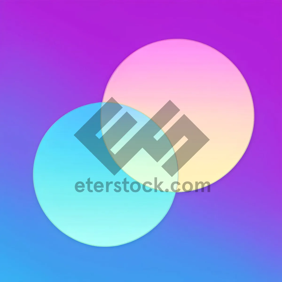 Picture of Colorful Round Art Graphic Circle Icon