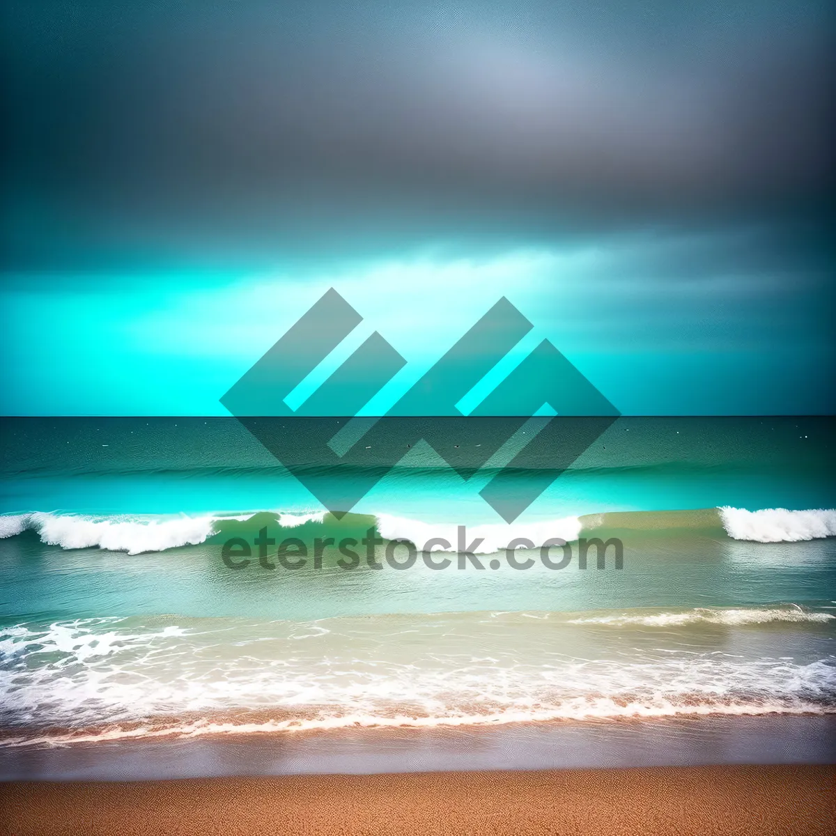 Picture of Soothing Summer Horizon by the Tropical Beach