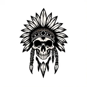 Black Floral Decorative Graphic Design Element