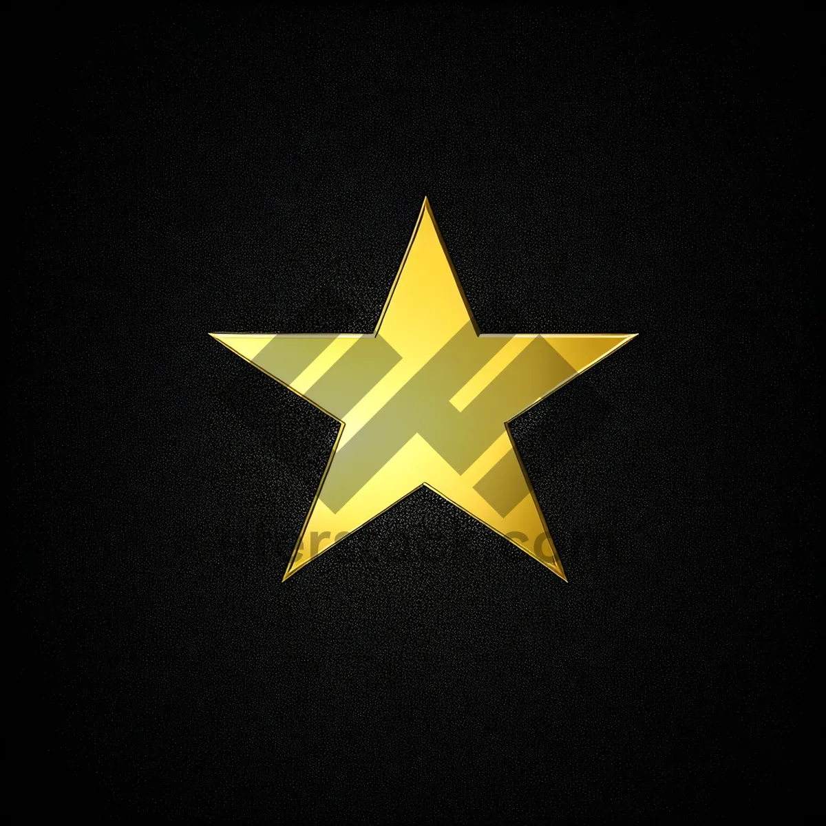 Picture of Five-star Symbol: Striking 3D Flag Design