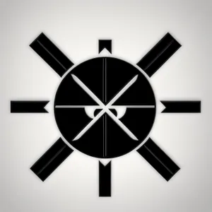 3D Star Symbol Wall Clock Design