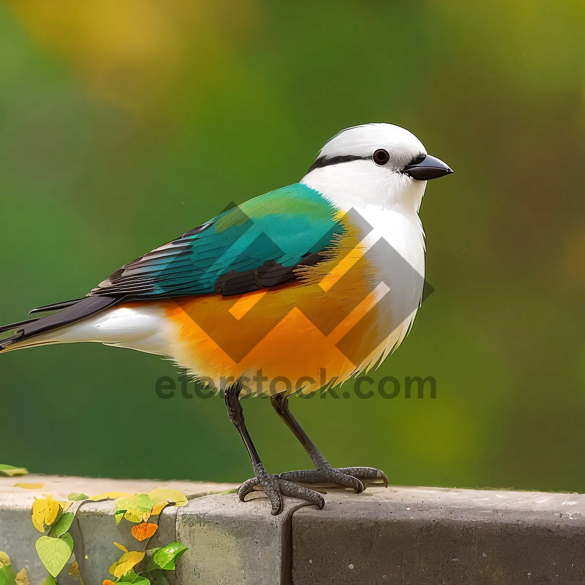 Picture of Cute Bird perched on Tree Branch