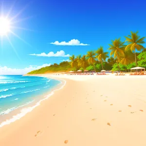 Sun-Kissed Seaside Bliss: Tropical Island Escape