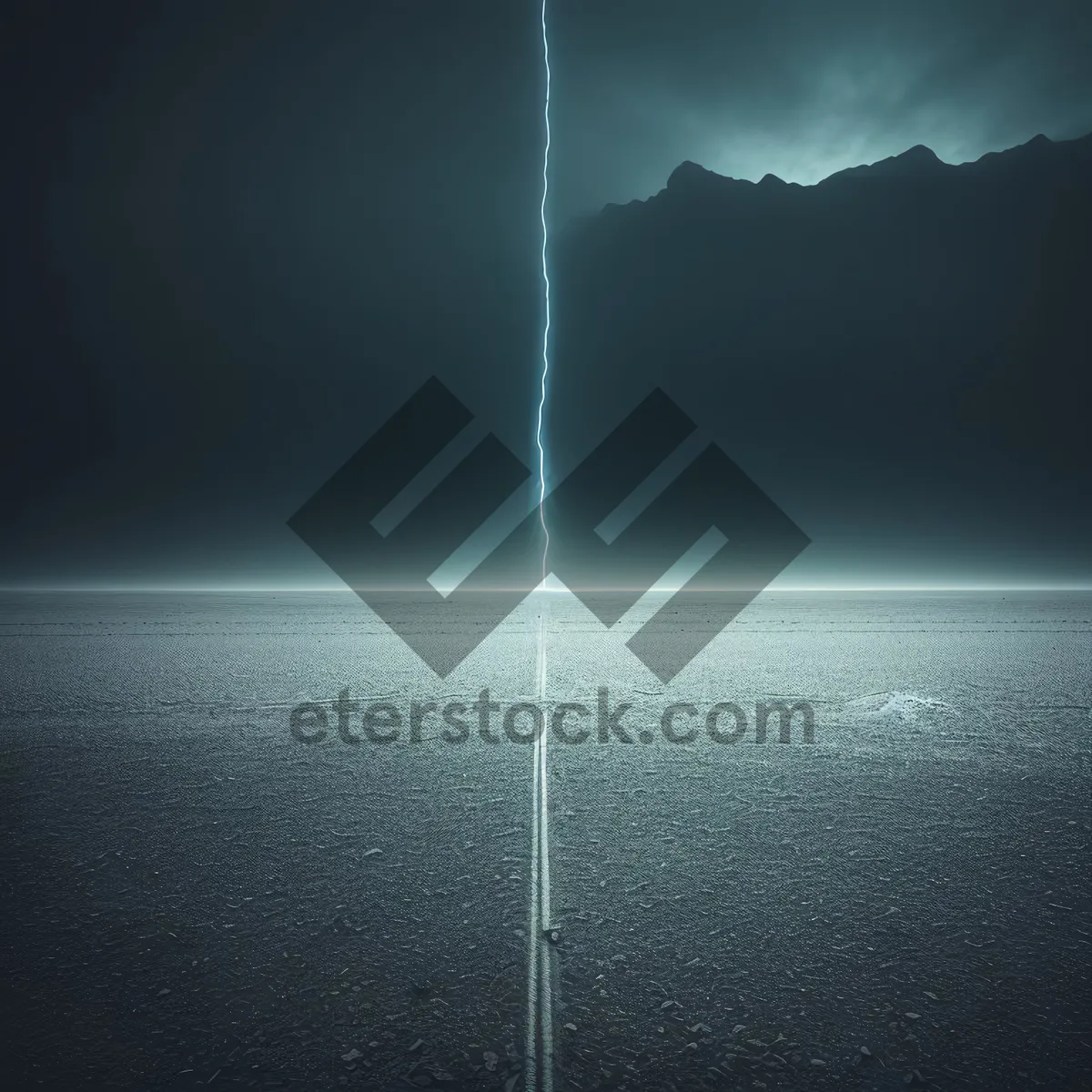 Picture of Starry Seascape: Reflection of Light on Water