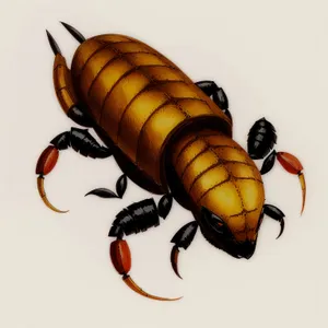 Earwig Beetle Bug with Antenna