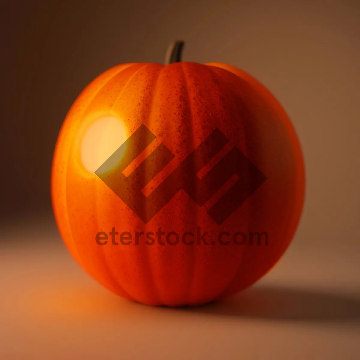 Picture of Fresh Harvest: Autumnal Orange Pumpkin Squash