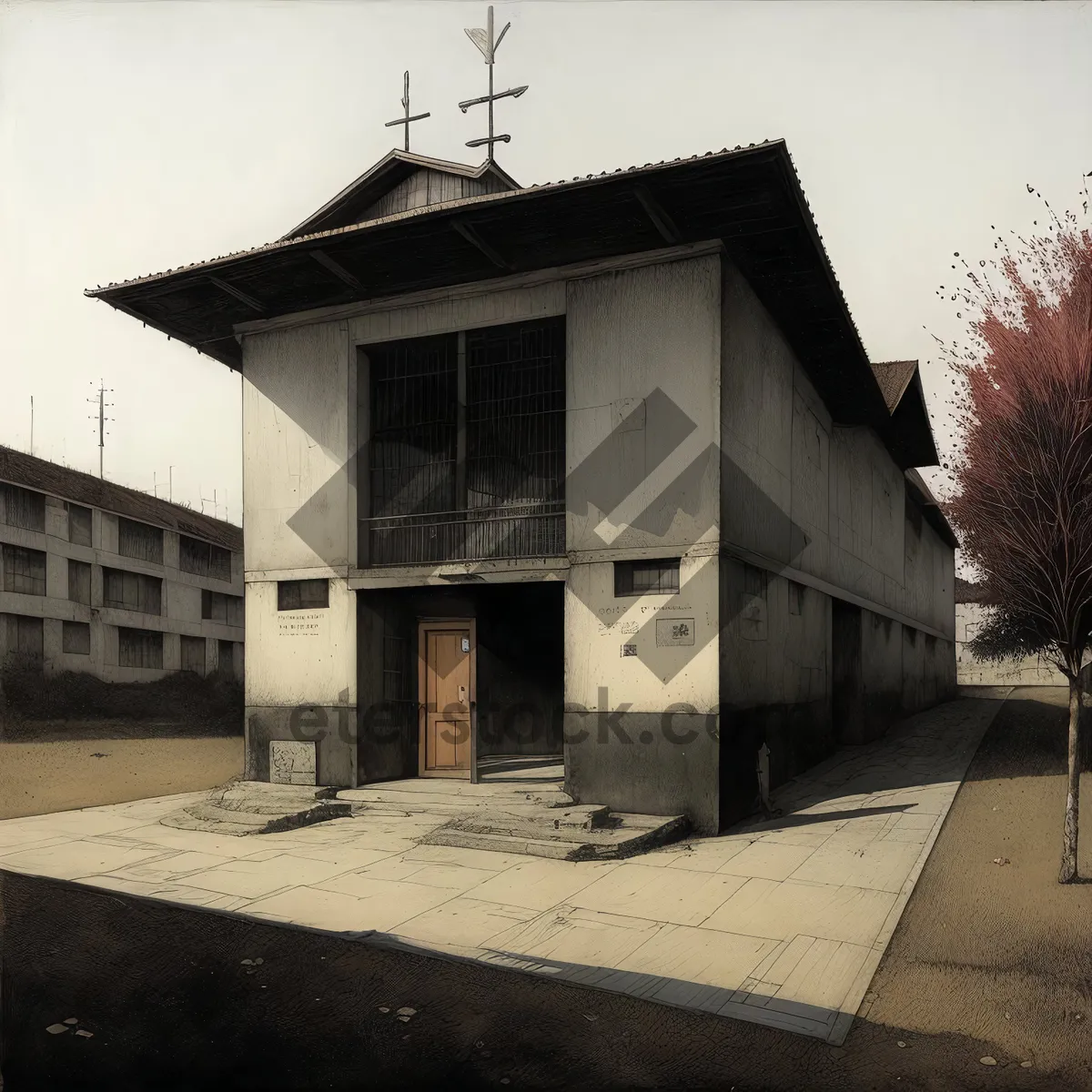 Picture of Vintage Residential Home with Skyline View