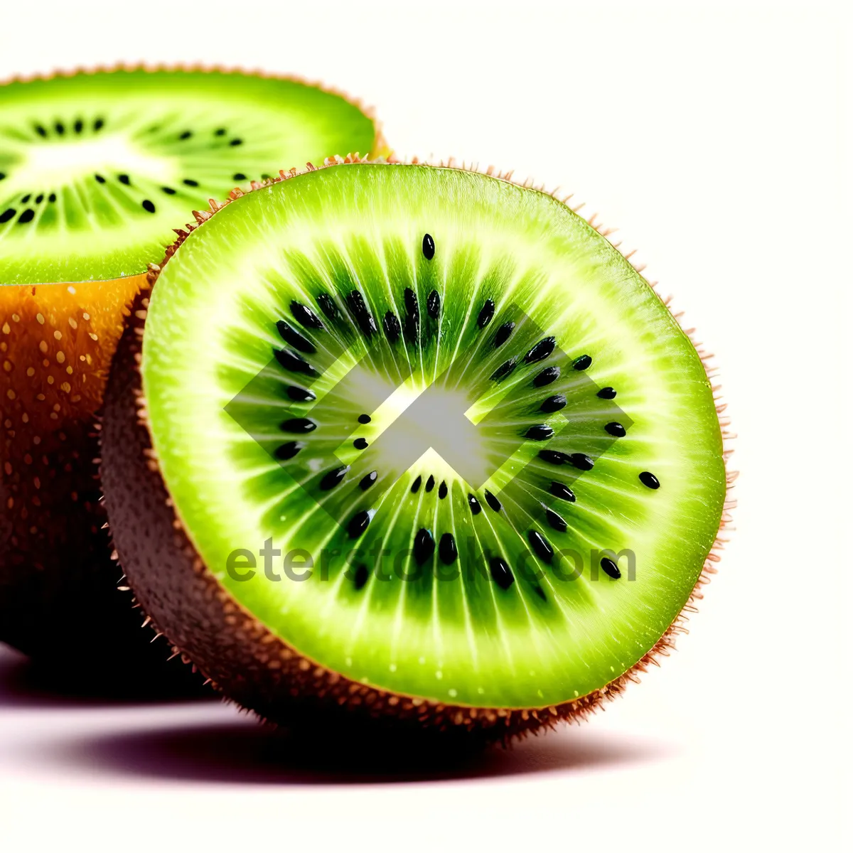 Picture of Fresh and Juicy Kiwi Fruit Slice