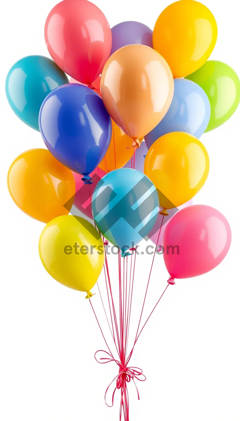 Picture of Colorful Birthday Balloon Party Set