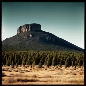 Majestic Ancient Castle in Desert