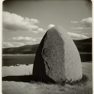 Majestic Megalith by the Seaside