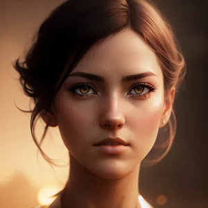 Stunning Beautiful Lady with Mesmerizing Eyes