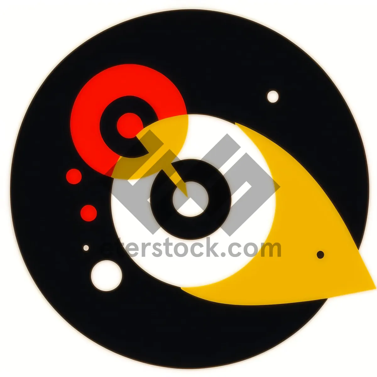 Picture of Glossy Round Web Icon Sign Circle Graphic