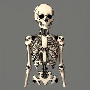 Skeletal Pirate: Anatomical 3D Chest X-Ray
